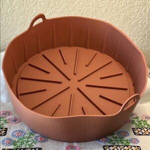 Silicone Air Fryer Pot / Reusable Baking Basket – Nonstick & Easy Clean 5-7quart
